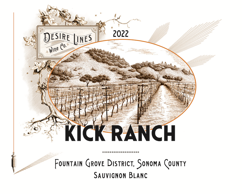 Desire Lines 2022 Kick Ranch Vineyard Sauvignon Blanc