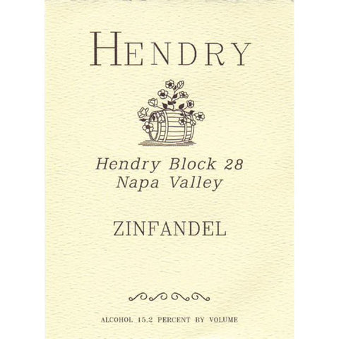 Hendry 2019 Block 28 Zinfandel