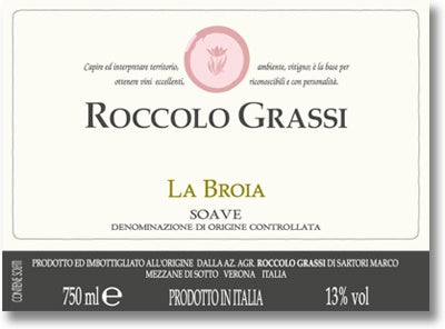 Roccolo Grassi 2022 Broia Soave