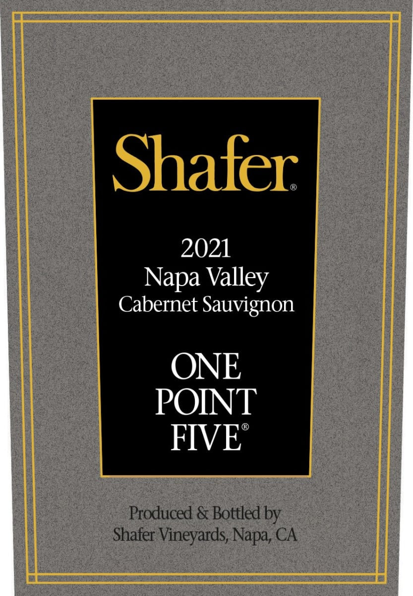 Shafer 2021 One Point Five Cabernet Sauvignon